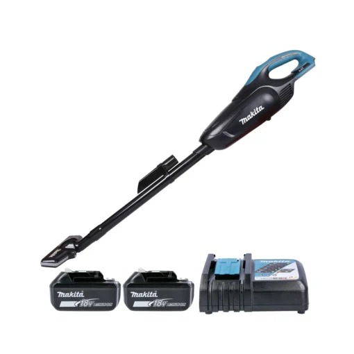 Makita DCL182 18V Cordless Black Vacuum Cleaner With 2 X 6.0Ah Batteries & Charger -Makita Shop dcl182zb kit 6 3